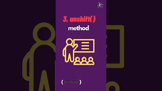 3 unshift method - Array methods in JavaScript Part-3 JavaScript Tutorial in 1 minutes