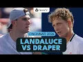 Martin Landaluce vs Jack Draper Dramatic Clash Cincinnati 2026 Highlights