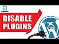 Disable WordPress Plugins Manually Via cPanel- Without WP Admin