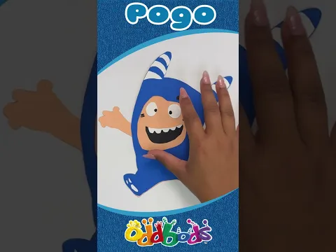 Простая бумажная поделка Пого 1-2-3  ✂️ #kids #shorts