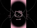 Hello kitty black pink wallpaper