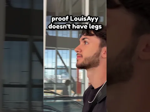 Proof I don't have legs... #shorts #shortsfeed #youtubeshorts #cringe #louisayy #comedy #funny