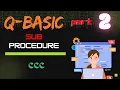 QBasic program to find simple interest using SUB procedure