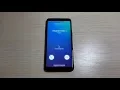 Samsung Galaxy A8 incoming call (Android 9)