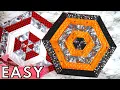 HEXAGON TABLE TOPPER TUTORIAL EASY QUILT SEWING TUTORIAL FOR BEGINNERS