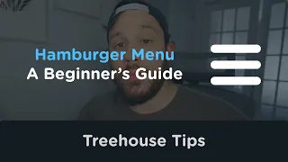 Build a Hamburger Menu with HTML CSS and JavaScript Treehouse Tips