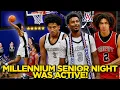 Arizona Commit Cameron Holmes 5 Star Adan Diggs WAS ACTIVE ON SENIOR NIGHT Millennium vs Brophy