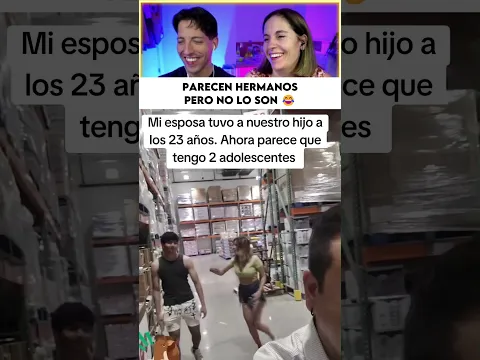 Su esposa tuvo a su hijo a los 23 y ahora parecen dos adolescentes juntos