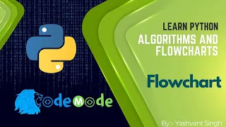 Flowchart in Programming in python Algorithms and Flowcharts Python CodeMode