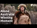 ALONE AUSTRALIA WINNING MOMENT WATCH ON SBS SBS ON DEMAND