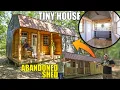 Abandoned Shed Converted Into a TINY HOUSE in Under 20 Minutes SHED TO HOUSE CONVERSION