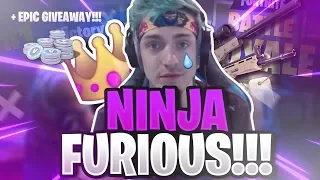 NINJA GETS MAD AT CHEATER WINNING 130 000 TOURNAMENT