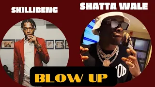 shatta wale blow up ft skillibeng u0026 gold up reaction video 