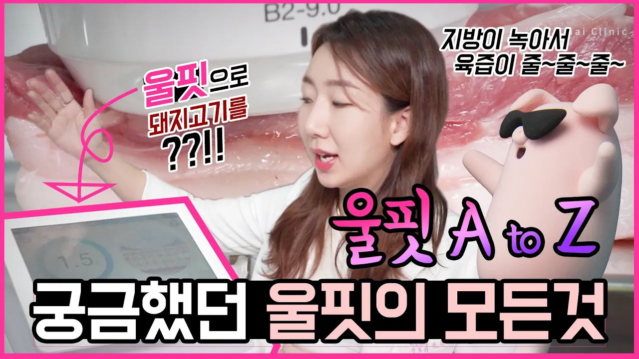 울핏리프팅 효과가 있을까? 울핏효과 돼지고기에 직접 실험해봤습니다! | 울핏, 바디리프팅, 하이푸리프팅 | 차이의원 조원진 대표원장