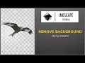 Remove the background of an image quickly and smoothly using Inkscape