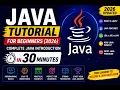 Java Tutorial for Beginners 2026 Complete Java Introduction in 30 Minutes