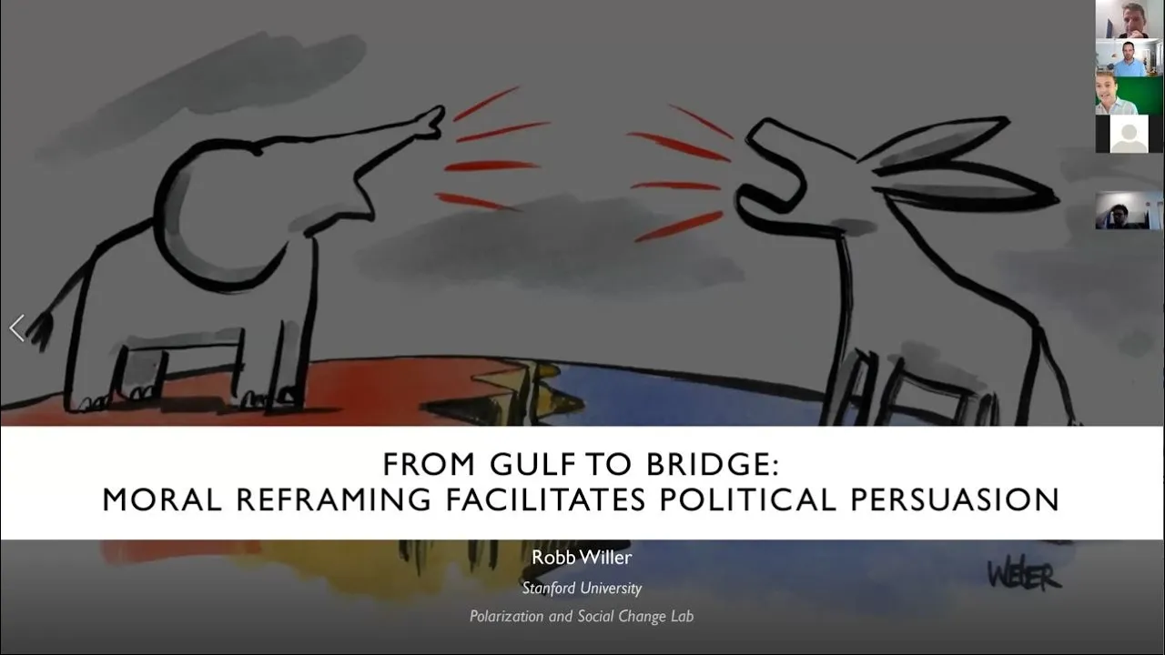 Moral Reframing: The Key to Political Persuasion | Robb Willer