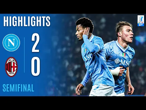 Video Thumbnail: NAPOLI-MILAN 2-0 | HIGHLIGHTS | Neres and Hojlund Seal Napoli Win | EA SPORTS FC Supercup 2025/26