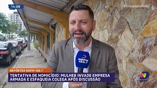 Funcionária invade empresa e esfaqueia colega após surto em Jaraguá do Sul