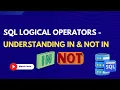 25 Logical Operators In Not In Learn SQL from Scratch