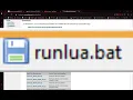 How to run lua on notepad
