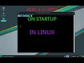How to run a script on Startup using Systemd