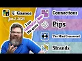 NYT Connections Pips Mini Crossword and Strands Jan 2 2026