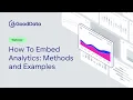 Embedded Analytics What it is Methods Examples GoodData Webinar