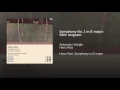 Symphony No. 1 in E Major: IV. Sehr langsam