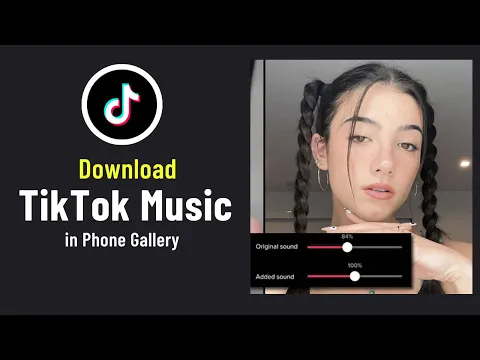 Download MP3 How to Save Tiktok Music in Gallery ( Android - iPhone )