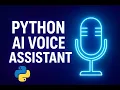 ai voice assistant python Complete Step by Step project Real-Time NLP API Speech-Recognition