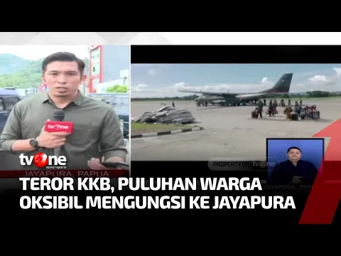 Antisipasi Adanya Serangan KKB, Warga Oksibil Diterbangkan Menuju Jayapura