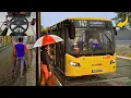 The Bus - Most Realistic Heavy Rain Bus Ride | Steering Wheel Gameplay