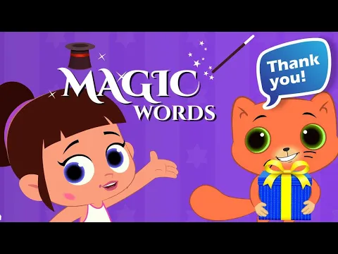 Download MP3 Magic words | Say Please, Thank you , Sorry, Excuse me - Bamboo sky Rhymes \u0026 Kids Songs