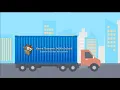 2D Explainer Animation Freight and International Moving Company Ireland
