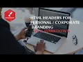 HTML Headers in RMarkdown Documents For Branding