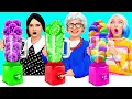 Download Lagu Wednesday مقابل جدتي في تحدي تحضير الطعام | المأجورون المطبخ رهيبة TeamTeen Challenge