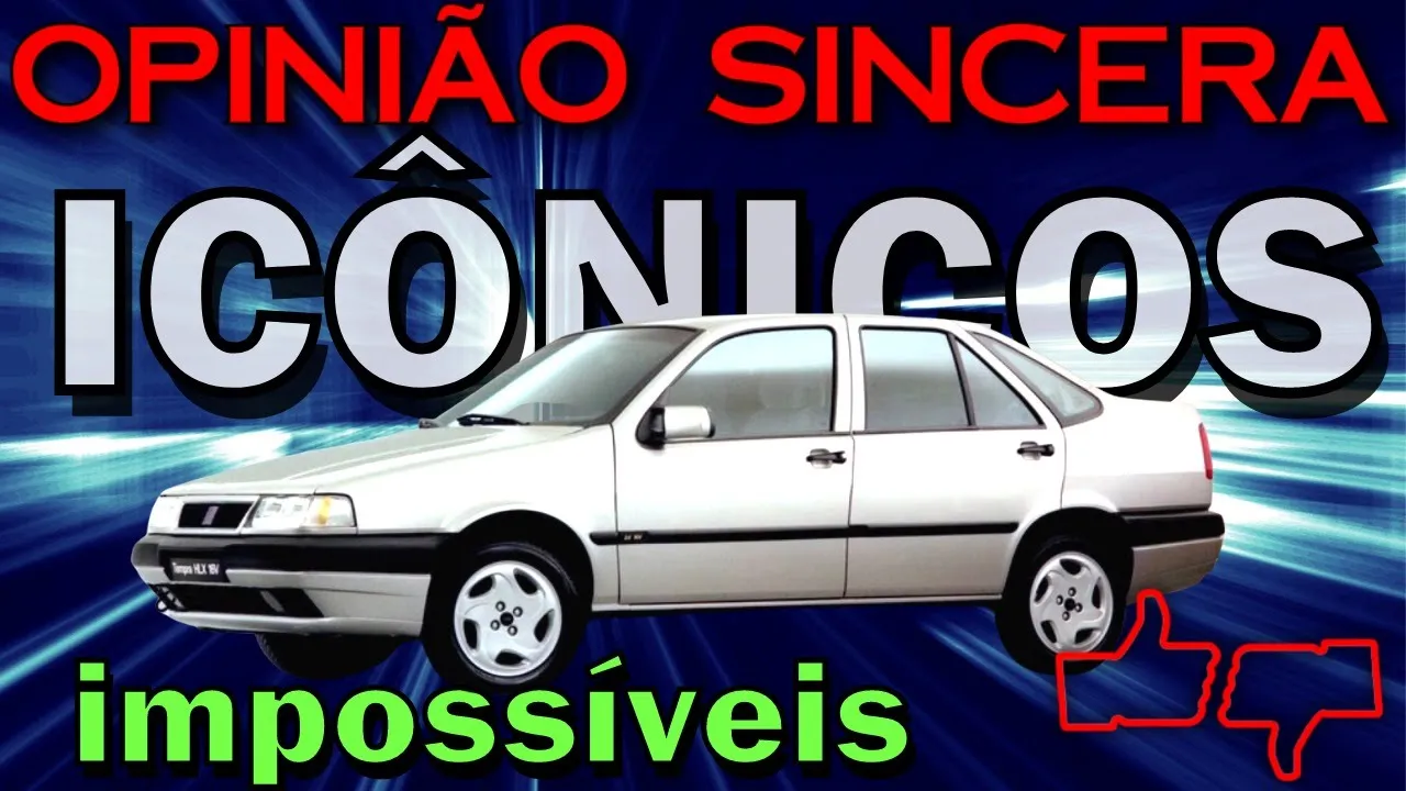 Carros icônicos, muito legais, que marcaram época mas hoje são impossíveis de achar inteiros