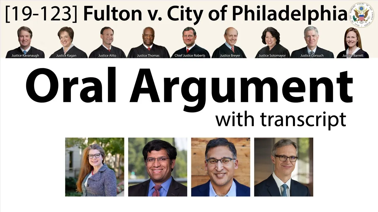 Oral Argument: Fulton v. City of Philadelphia