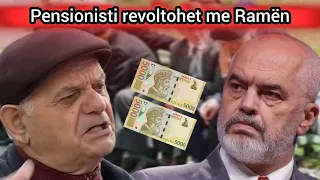 "Nuk duam lëmoshë"/ Pensionisti REVOLTOHET me Ramën: Rrit pensionet, mos na jep bonuse