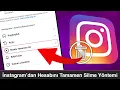 Instagram Hesap Dondurma ve Tamamen Silme KALICI