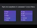 Custom Right Click Context Menu in HTML CSS JavaScript