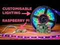 How To Use Addressable RGB WS2812B LED Strips With a Raspberry Pi Single Board Computer