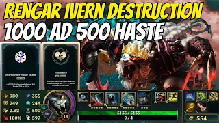 Rengar With ROUND 2 Fortune Shard Snowballs Into 1000 AD MONSTER King Of The Arena