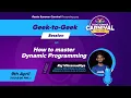How to master Dynamic Programming