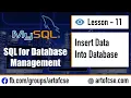 SQL Tutorial How to Insert Data into a Database