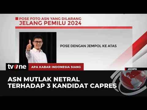 ASN Dilarang Keras Foto Pose Jari Ini Jelang Pemilu 2024
