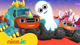 Blaze & Sparkle Go Trick or Treating! 🎃 | Blaze and the Monster Machines Halloween Game | Nick Jr.
