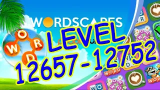 WordScapes Level 12657-12752 Answers Master Level