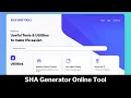 SHA256 Hash Generator Online Tool bulkwebtools io